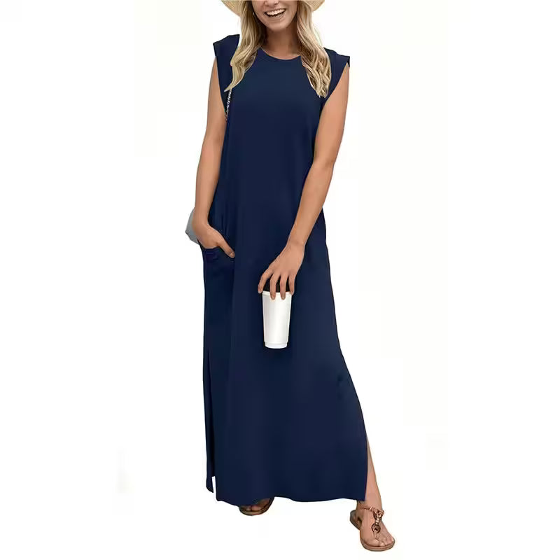 Sleeveless Long Abaya for Women