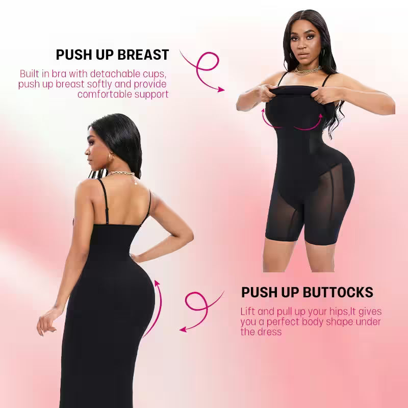 Sculpting Slip Dress with Built-In Shapewear