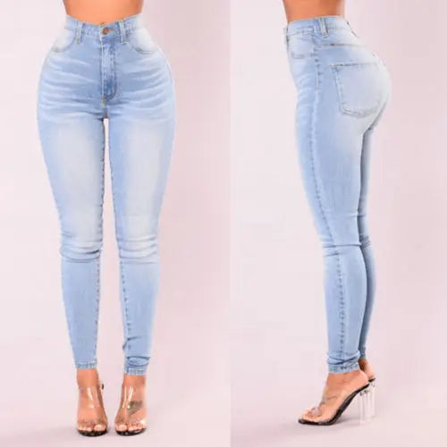 Sexy Jeans Skinny Pants High Waist Stretch