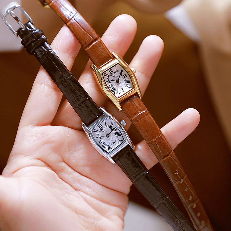 Watches Fashion High Quality Retro Leather Strap Quartz