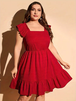Plus Size Elegant Dress Casual Vacation