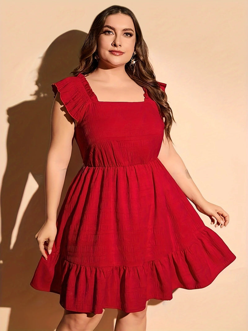 Plus Size Elegant Dress Casual Vacation