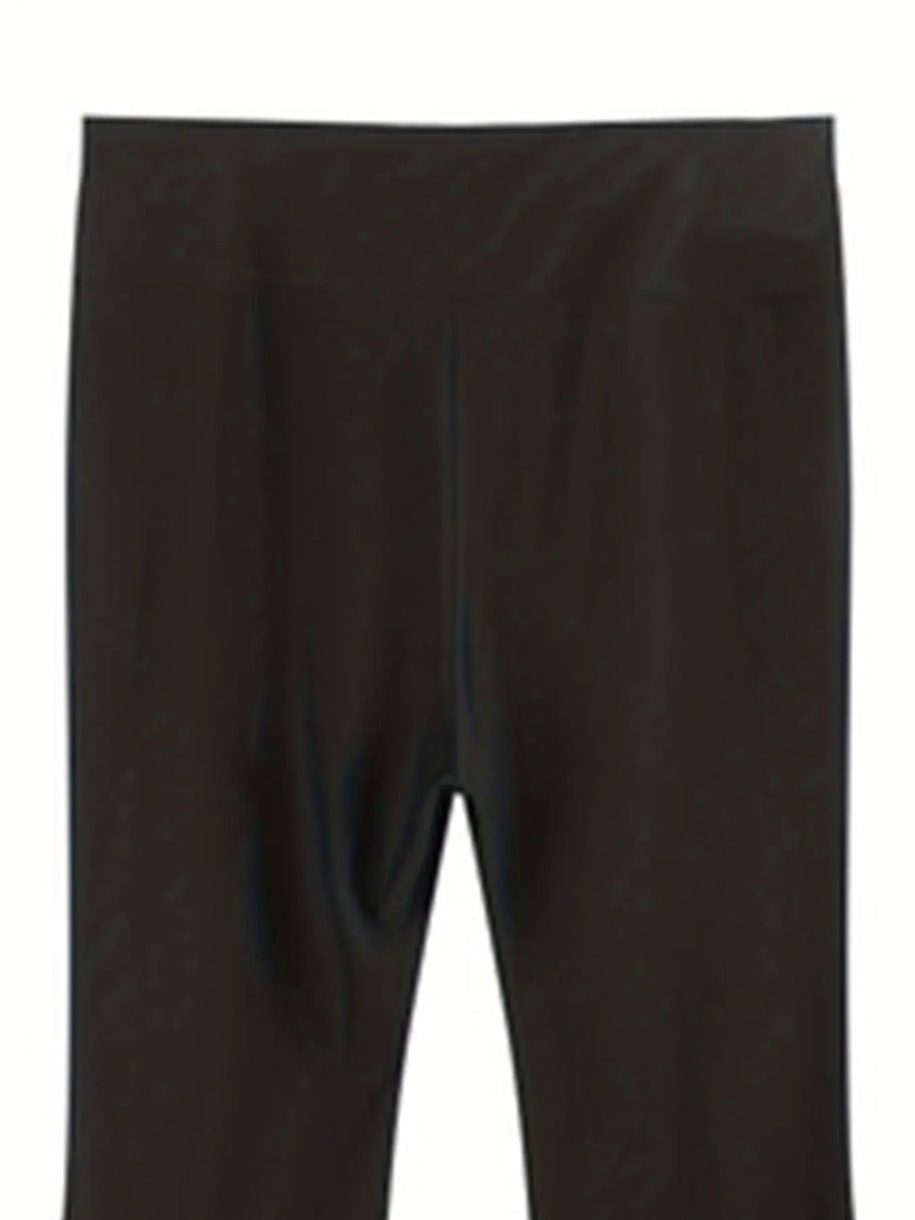 Plus Size Solid Flare Leg Pants Clothing - Additional View 4