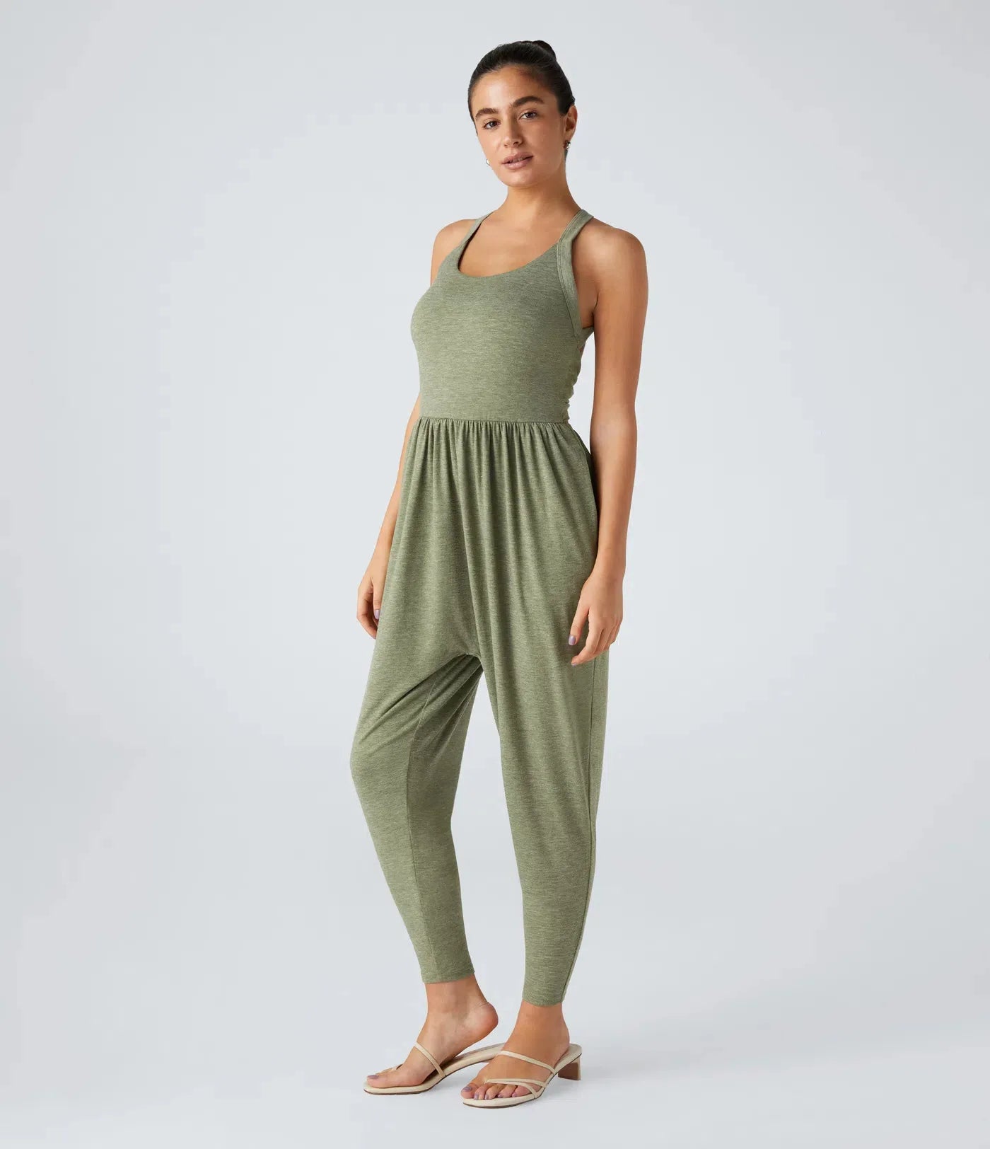 Elegant High Waist Romper for Casual Chic Style