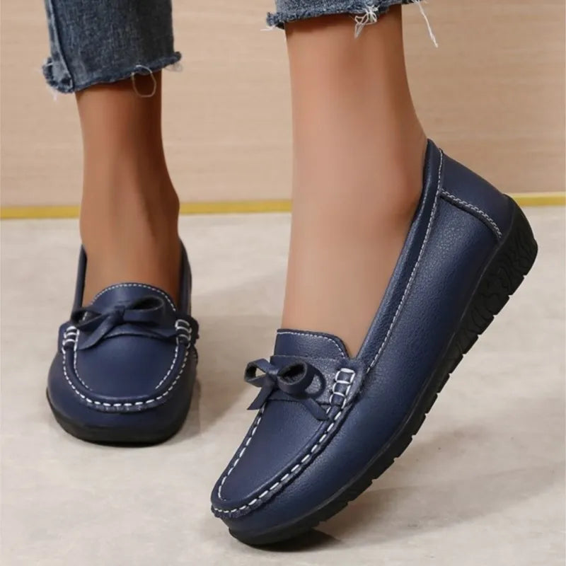 Flats Designer Moccasins Casual Shoes Female Plus Size