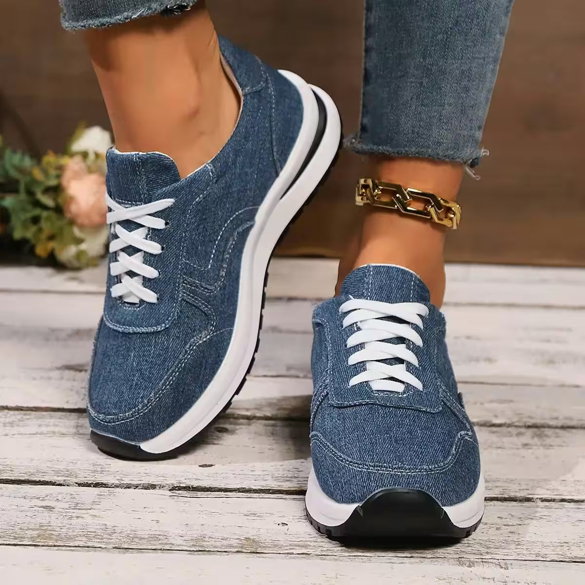 Plus Size 43 Comfortable Casual Female Sneakers - Additional View 3