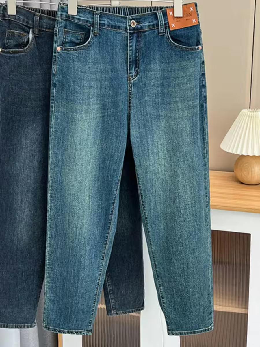 Jeans Casual Fashion Plus Size, Autumn, 100kg - Additional View 7
