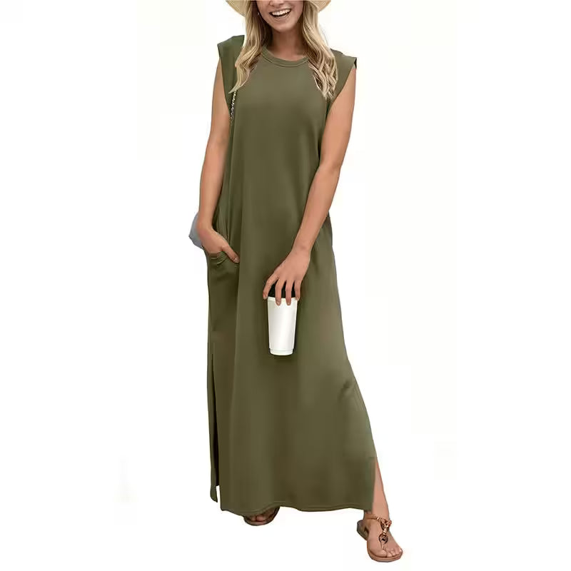 Sleeveless Long Abaya for Women