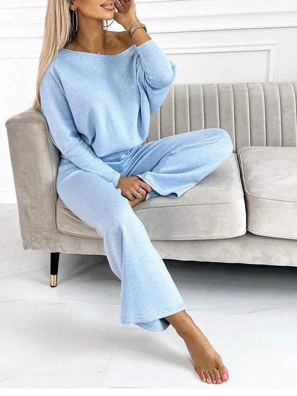 Top + Loose Wide Leg Two-piece Set
