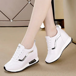 Shoes Style White Autumn New Wedges Casual Sneakers