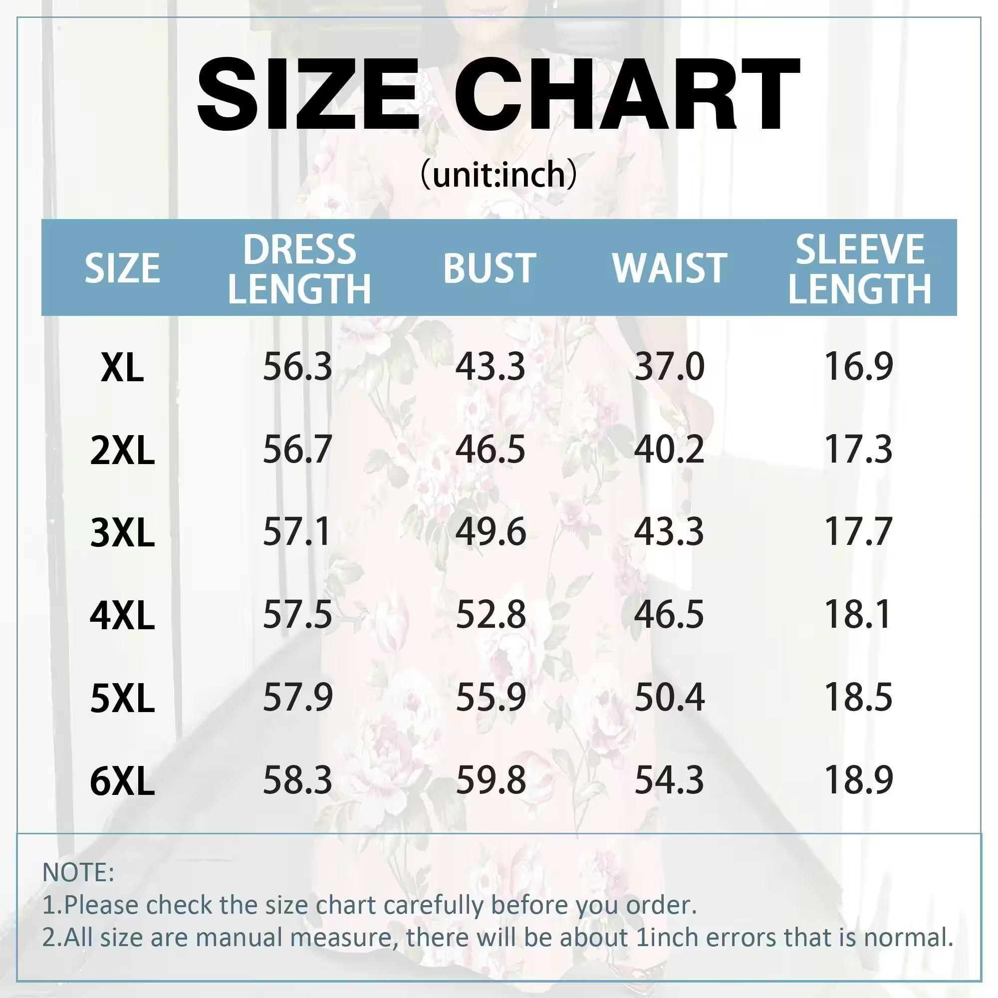 Vintage Floral V Neck Maxi Dress - Additional View 3