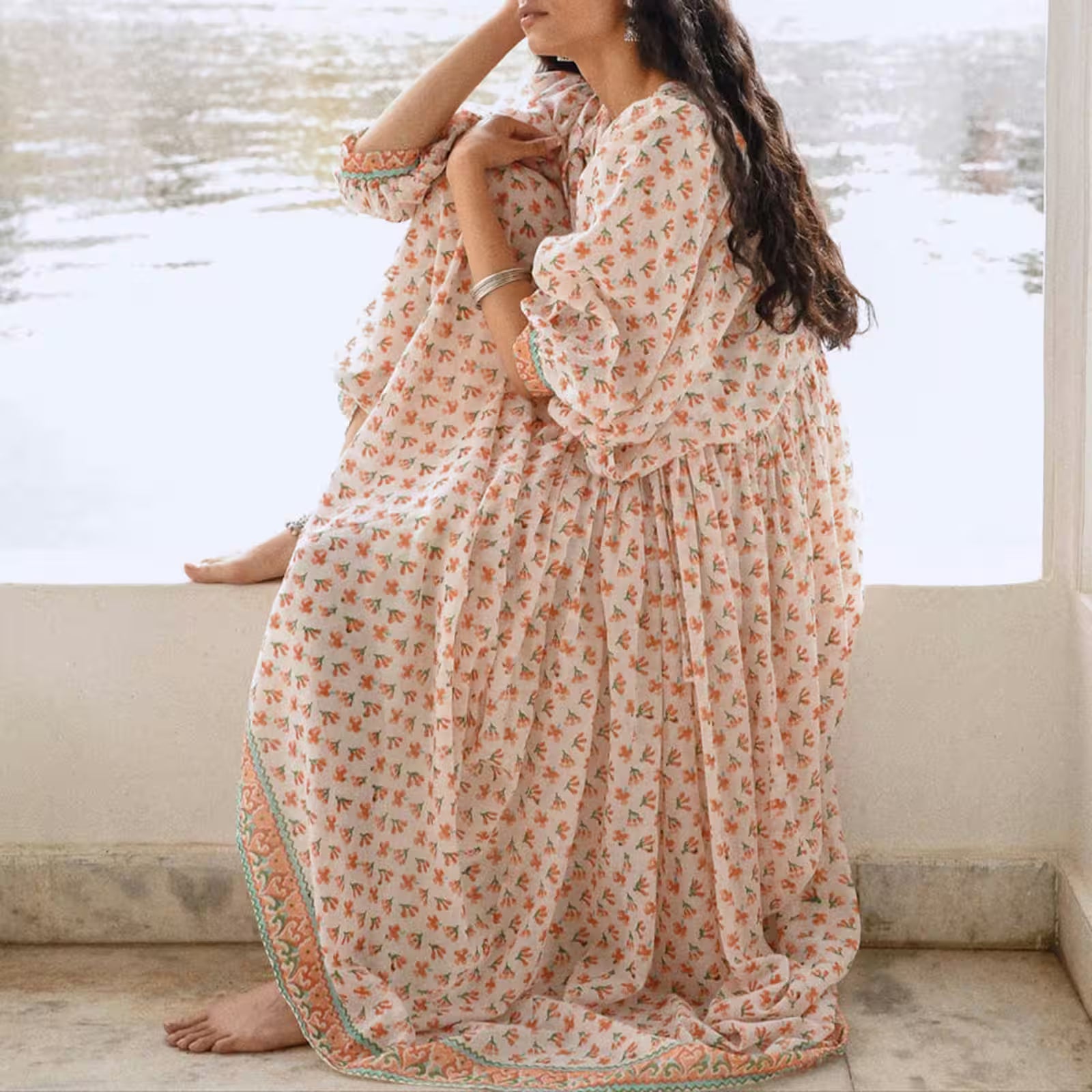 Floral Boho Maxi Dress