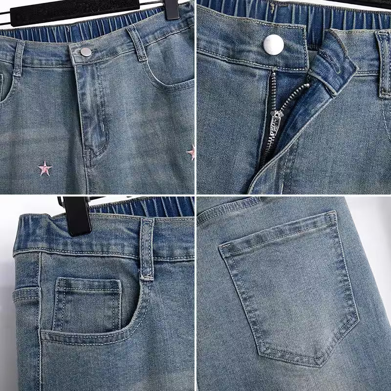 Plus Size Spring Autumn Jeans 4XL-9XL - Additional View 3