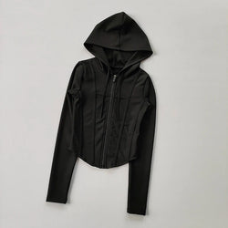 Fitness Coat Hooded Cardigan Sports