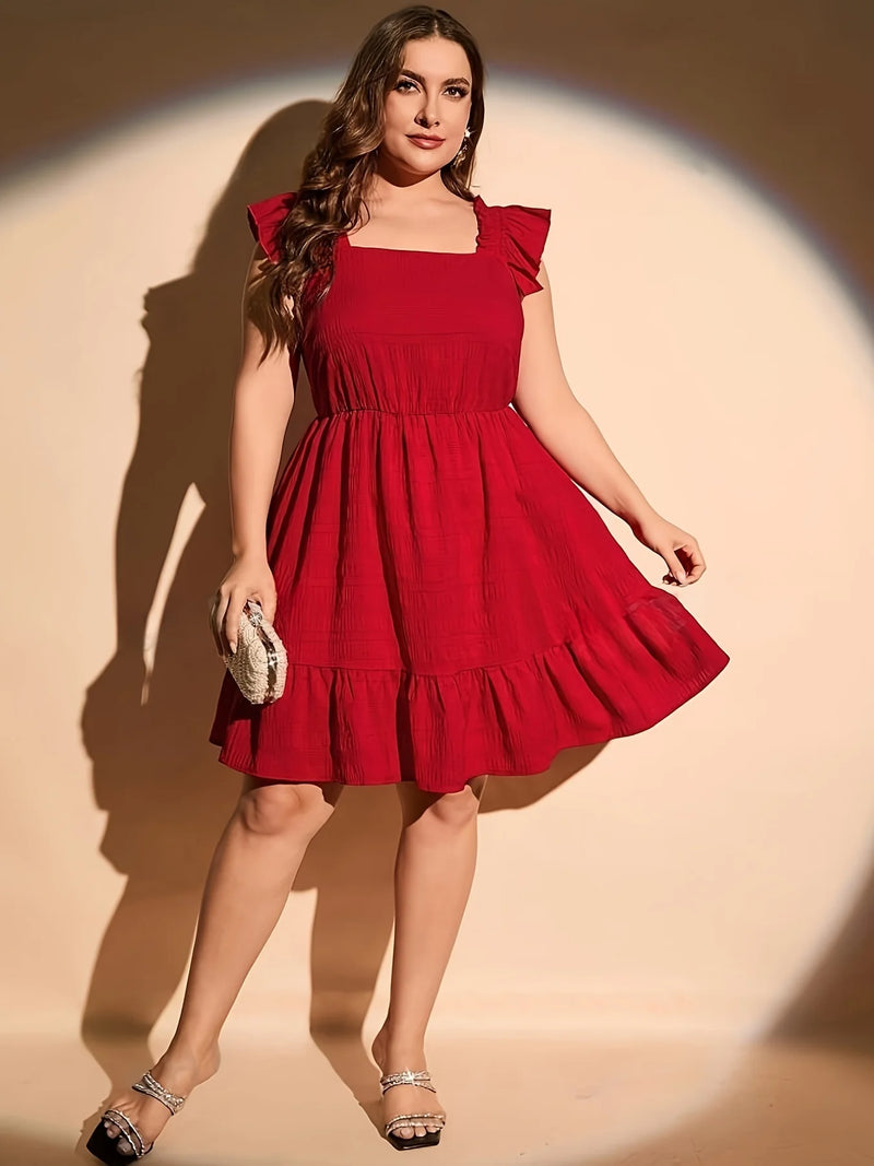 Plus Size Elegant Dress Casual Vacation