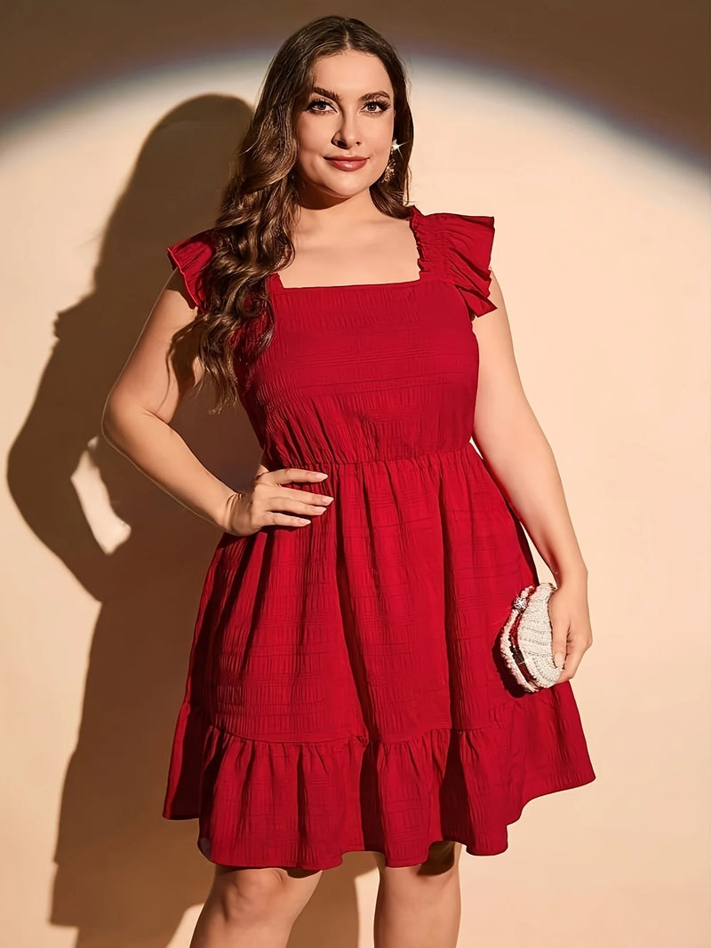 Plus Size Elegant Dress Casual Vacation