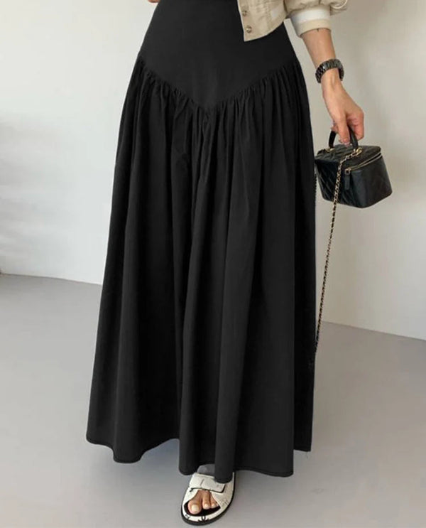 Skirts Solid Color Trendy Streetwear
