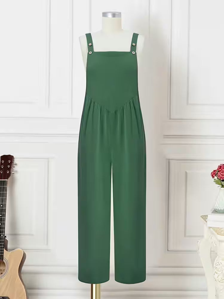 Plus Size Jumpsuit Fashion Cargo Overalls Holiday - Additional View 5