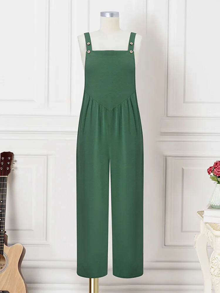 Plus Size Jumpsuit Fashion Cargo Overalls Holiday