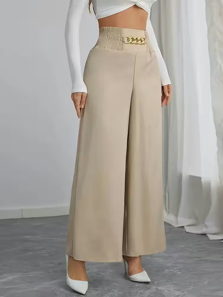 Plus Size Casual Wide Leg Pants - Additional View 2
