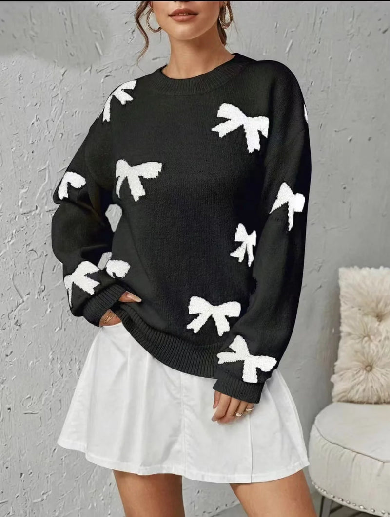 Sweater Lazy and sweet style Elegant