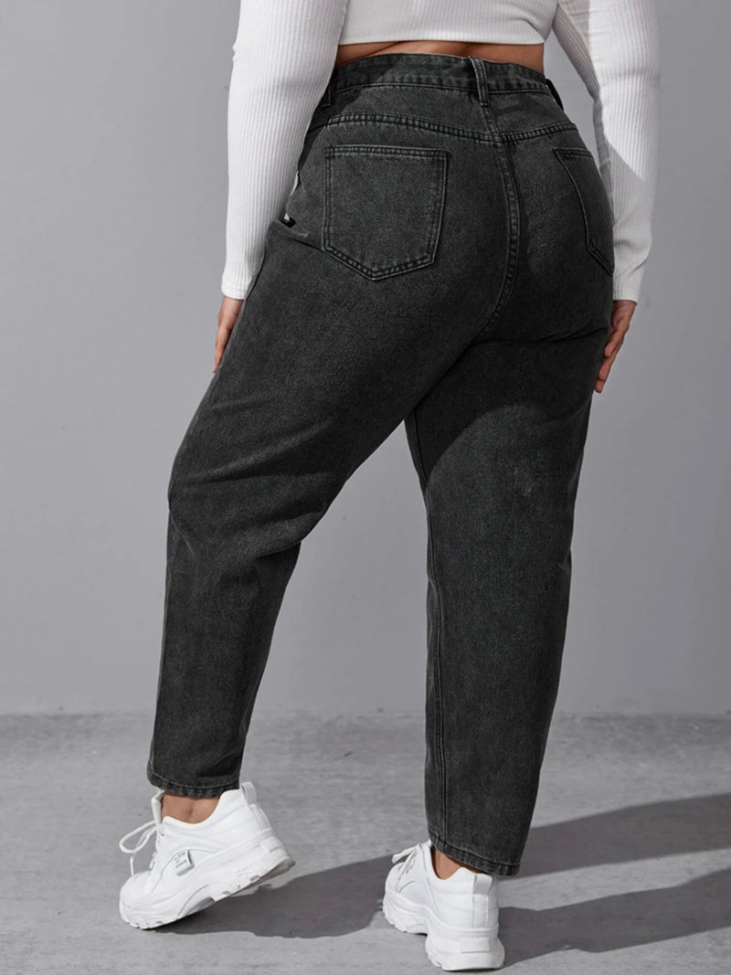 Plus Size Washing loose stretchy pant