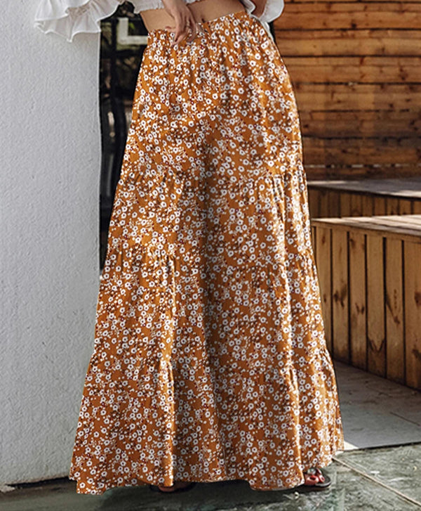 Plus Size Waist Tiered Flared Trousers 2025 Pantalon 5XL