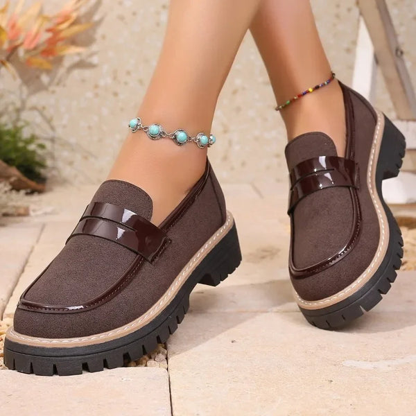 Shoes 2025 Loafers High Heels Concise Office