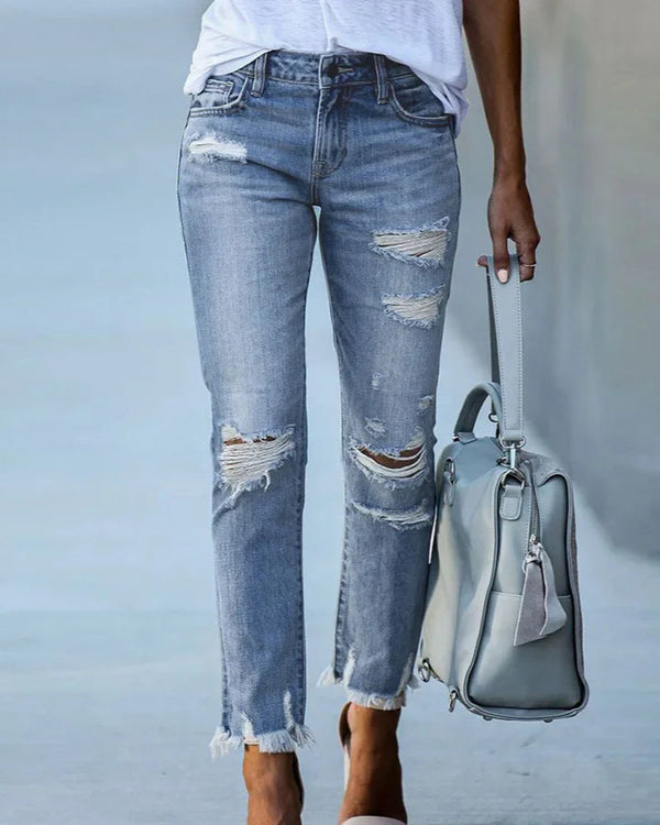 Skinny Jeans Streetwear Pants Pencil