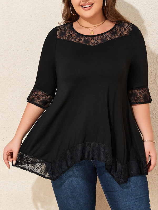 Plus Size Elegant 6XL Pullover Shirts