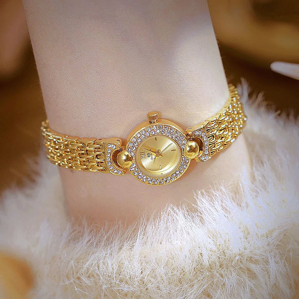 Wristwatch Luxury Vintage Gold Watch Retro