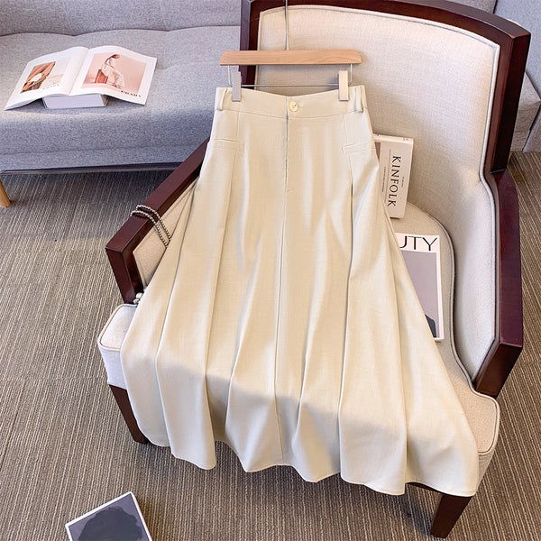 Plus size summer casual skirt loose formal