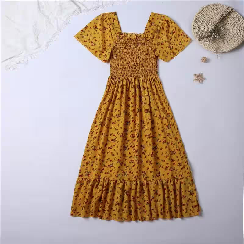 Spring Summer Chiffon Dress Midi Dresses - Additional View 4