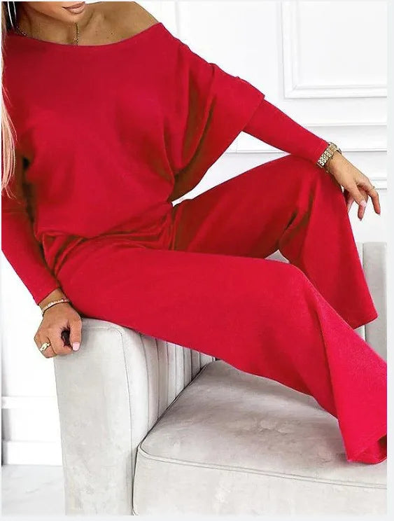 Top + Loose Wide Leg Two-piece Set