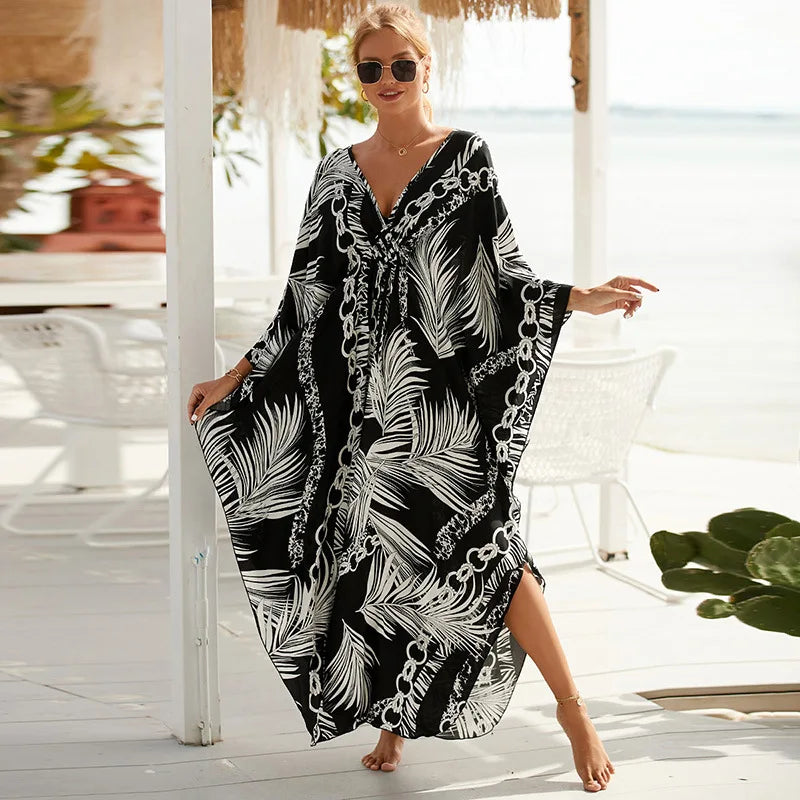 Dress Plus Size Oversized Long Beach Dress