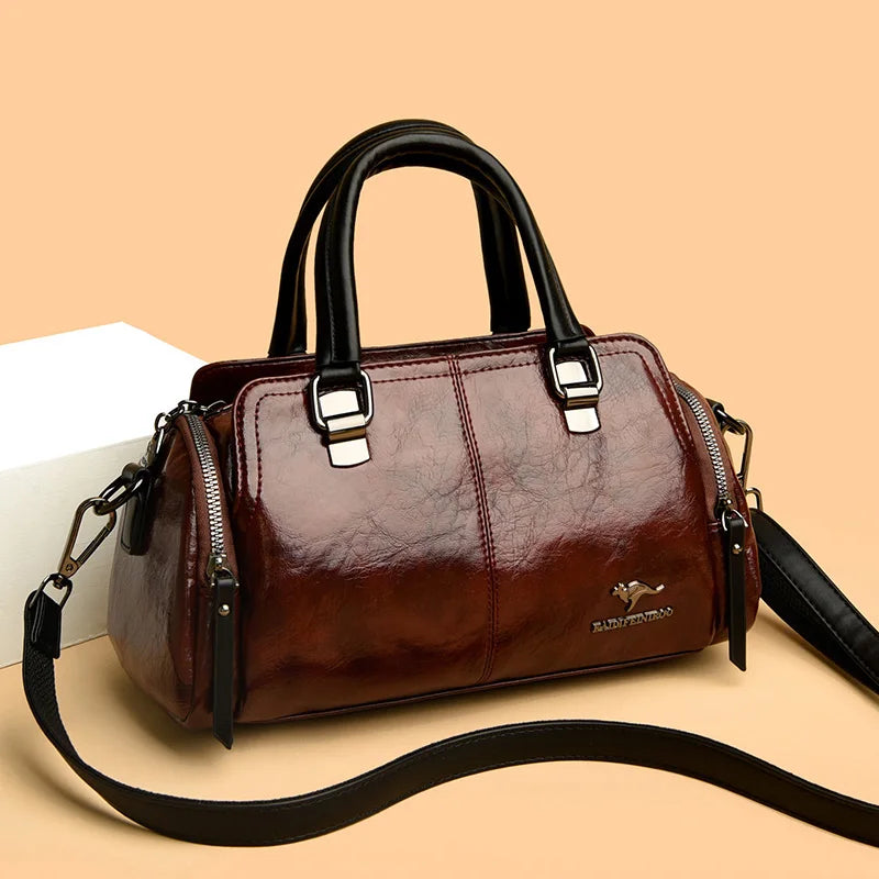 Casual Tote Bag High Quality Soft Leather