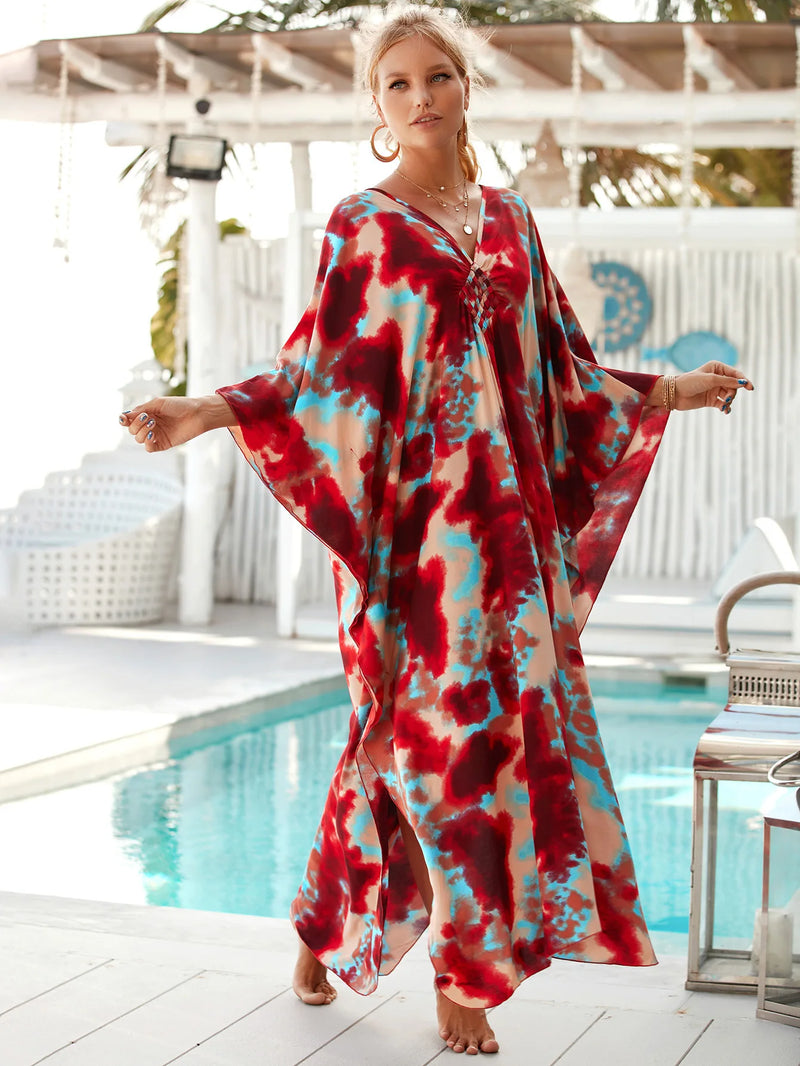 Dress Plus Size Oversized Long Beach Dress