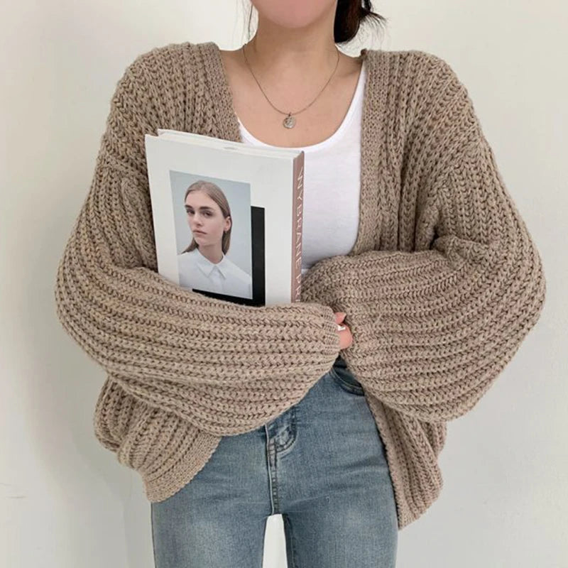 Cardigan Sweater Casual Fall Streetwear Tops