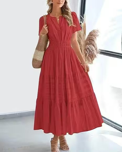  pleated strep dress