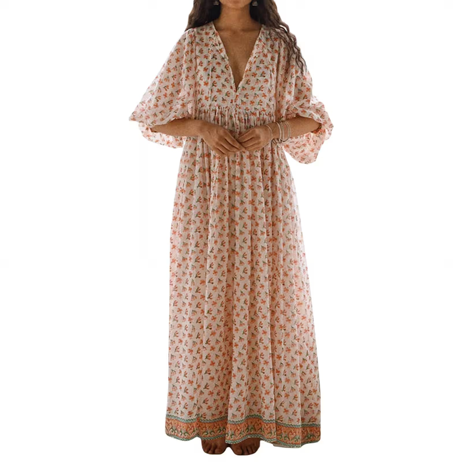 Floral Boho Maxi Dress