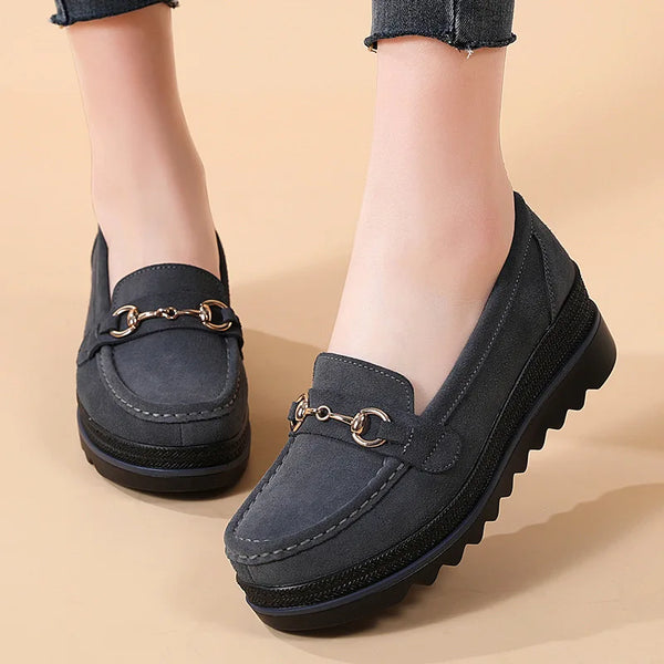 Shoes Light Comfort Flas Platform Wedge Loafers