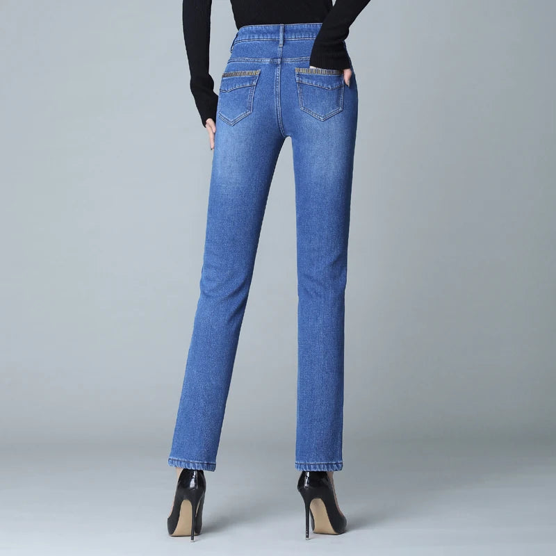 Slim Pencil Jeans Winter - Additional View 5