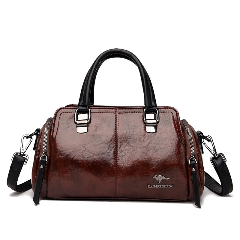 Casual Tote Bag High Quality Soft Leather
