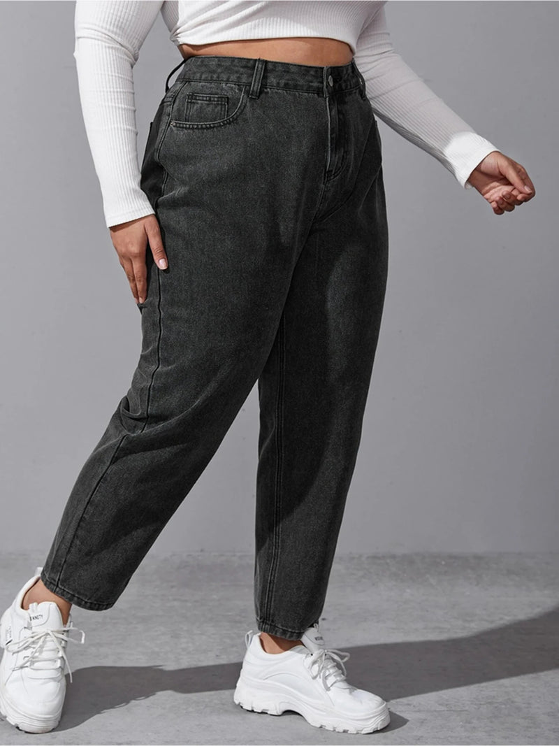 Plus Size Washing loose stretchy pant
