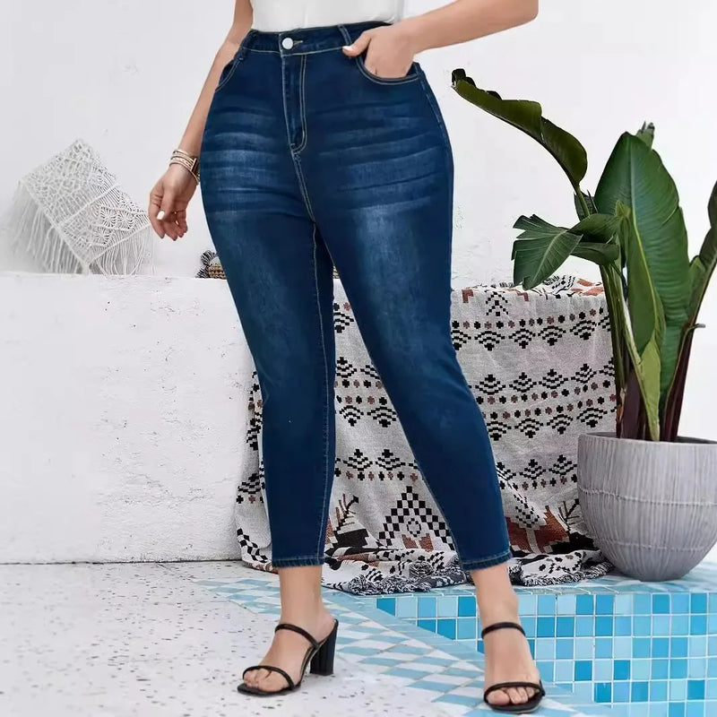 Jeans Casual Versatile Plus Size & Extra Large