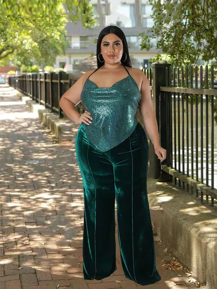 Plus Size Straight Casual Trousers Wholeale - Additional View 4