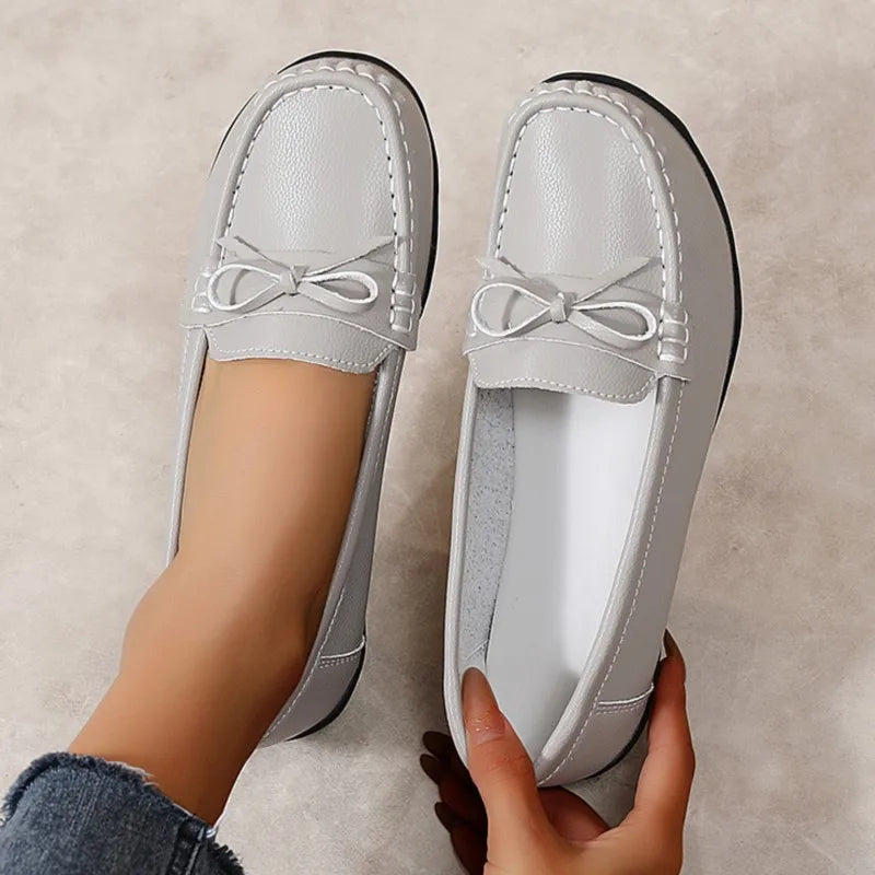 Flats Designer Moccasins Casual Shoes Female Plus Size