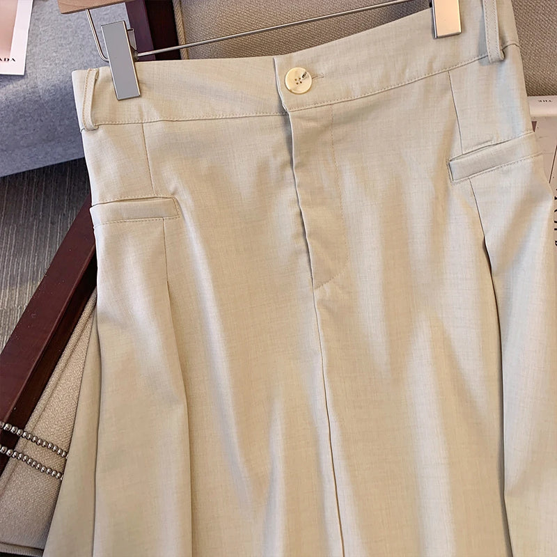 Plus size summer casual skirt loose formal