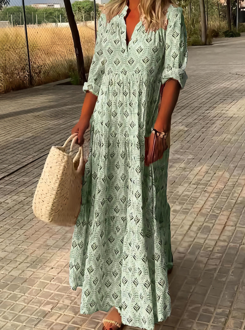 Plus Size Loose and fashionable printed temperament