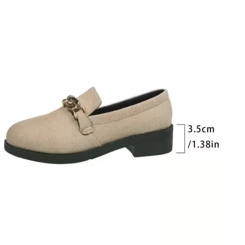 Fashion Thick Heel Shoes Autumn New Pointed Head - Additional View 3